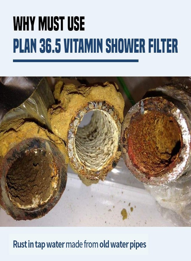 Plan 36.5 Vitamin Shower Filter - Removes Chlorine, Improves Skin Health, Soothes Stress, Softens Water, Prevents Hair Loss (Freesia Flavor) - Image 5
